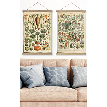 SHOXREM Vintage Vegetable Art Poster for All Spaces
