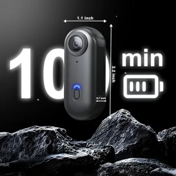 NUISK 4K Thumb Action Camera - Waterproof & Lightweight
