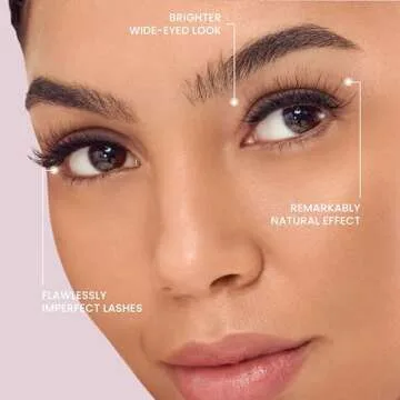 KISS The New Natural Effortless Minimal Look False Eyelashes 12-16mm, Trio Clusters Pack, NNT02, 24 Wisps