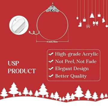 Faythory Starry Night Ornament for Elegant Holiday Decor