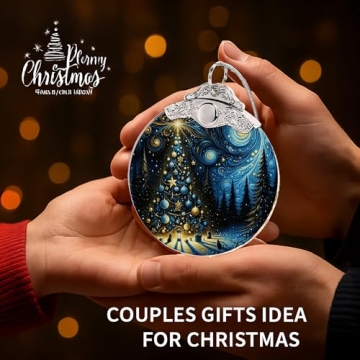 Faythory Starry Night Ornament for Elegant Holiday Decor