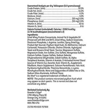 Breeder's Edge Foster Care Feline - Powdered Milk Replacer - for Kittens & Cats - 12oz