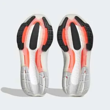 adidas Women’s Ultraboost Light Running Shoes (Ultraboost 23), White/Black/Solar Red, 8.5