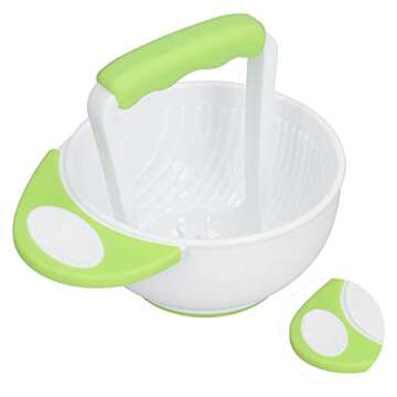 Baby Food Mash Bowl Set - Safe Puree Maker for Infants