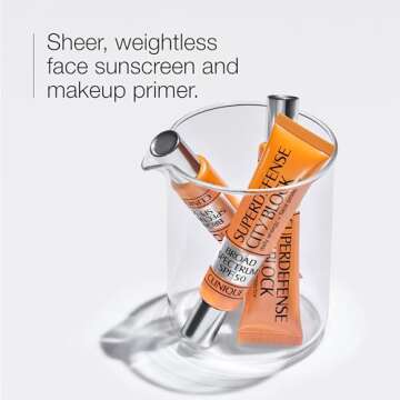 Clinique Superdefense City Block Oil Free Broad Spectrum SPF 50 Daily Energy + Face Protector | Shee...
