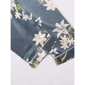 WDIRARA Women's 7 Pcs Pajama Set Comfy Cami Pjs with Shirt and Eye Mask