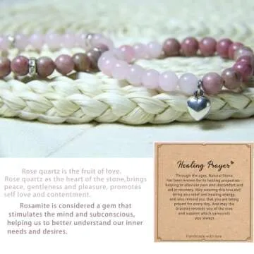 Healing Crystal Bracelets for Women - Stress Relief Jewelry