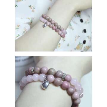 Healing Crystal Bracelets for Women - Stress Relief Jewelry
