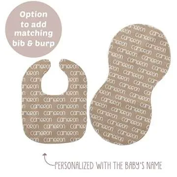 Ships Next Day - Boho Personalized Name Baby Blankets for Girls with Name - Printed in America - Bohemian Baby Name Blanket - Personalized Custom Baby Girl Blankets