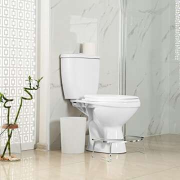 STAUBER Best Potty Stool - Enhance Your Bathroom Comfort with Style