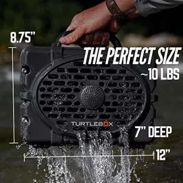 Turtlebox Gen 2 Portable Bluetooth Speaker - Waterproof, Loud