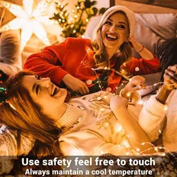 200 LED Battery Fairy Lights - Remote & Timer Included