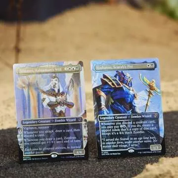 Magic The Gathering Aetherdrift Commander Deck - Eternal Might (100-Card Deck, 2-Card Collector Booster Sample Pack + Accessories)