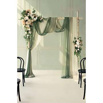 Ling's Wedding Arch Flowers Kit for Elegant Decor