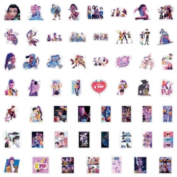 110 Kpop Demon Movie Hunters Stickers – Stylish & Waterproof
