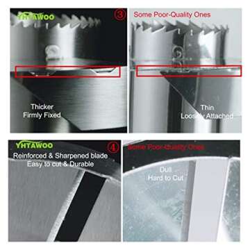 Pineapple Cutter and Corer, Pineapple Corer and Slicer Tool,[Reinforced sharp blades & Heavy duty & Durable], Yhtawoo Best Pineapple Peeler, Stainless Steel Decorer Fruit Knife, Easy Core Remover