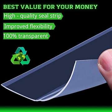 Premium Weather Stripping Door Seal - Energy Saving Draft Stopper