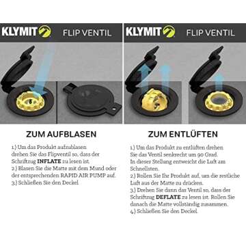 KLYMIT Static V2 Inflatable Sleeping Pad | Portable, Ultralight, Easy to Inflate, Foldable Air Bed for Camping, Backpacking & Hiking — Green