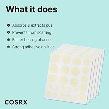COSRX Acne Pimple Patch Absorbing Hydrocolloid Original 3 Size Patches for Zits Cover, Spot Stickers for Face and Body, Not Tested on Animals, No Toxic Ingredients (120 Count (Pack of 5))