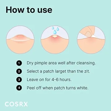 COSRX Acne Pimple Patch Absorbing Hydrocolloid Original 3 Size Patches for Zits Cover, Spot Stickers for Face and Body, Not Tested on Animals, No Toxic Ingredients (120 Count (Pack of 5))