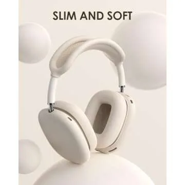 Yinke Silicone Case Cover for Airpods Max Headphones USB-C/Lightning, AirPods Max Accessories Ear Pa...