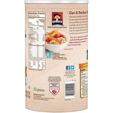 Quaker Oats Old Fashioned - 42 oz - 2 pk by Quaker