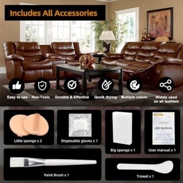 AIUKBL Leather Recoloring Balm for Furniture Repair