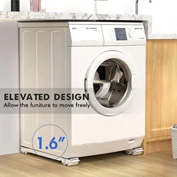 Versatile SPACEKEEPER Furniture Dolly - Mobile Roller System