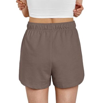 AUTOMET Women's Sweat Shorts for Casual Summer Style
