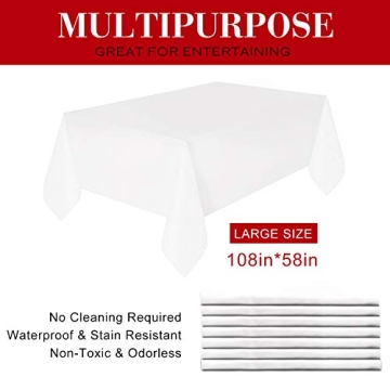 Sundee Premium Disposable Tablecloths for All Events