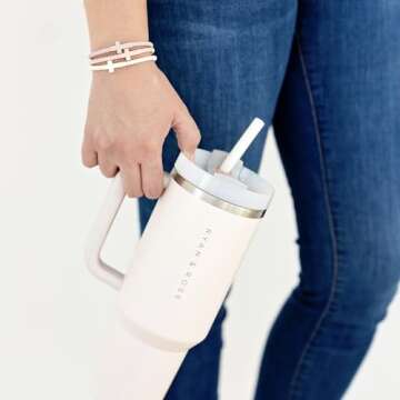 Ryan & Rose Silicone Cross Bracelet - Dreamy Extra Small