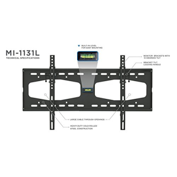 Mount-It! Slim Tilting TV Wall Mount for 32-55 Inch TVs