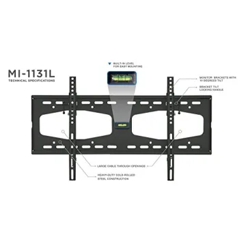 Mount-It! Slim Tilting TV Wall Mount for 32-55 Inch TVs
