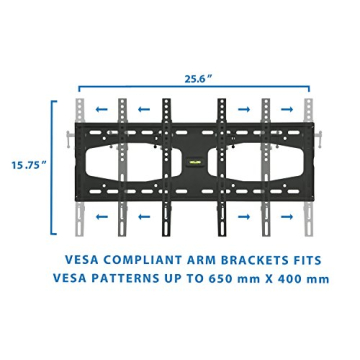 Mount-It! Slim Tilting TV Wall Mount for 32-55 Inch TVs