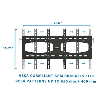Mount-It! Slim Tilting TV Wall Mount for 32-55 Inch TVs