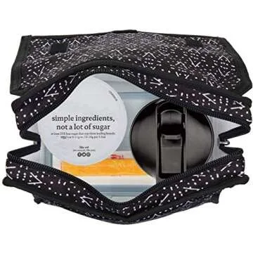 PACKIT pack it 10 inch 10 hour Freezable Foldable Reusable Multipal Uses Lunch Bag with Adjustable Strap (Grey Camo)