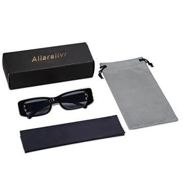 Allarallvr Rectangle Sunglasses Stylish UV Protection