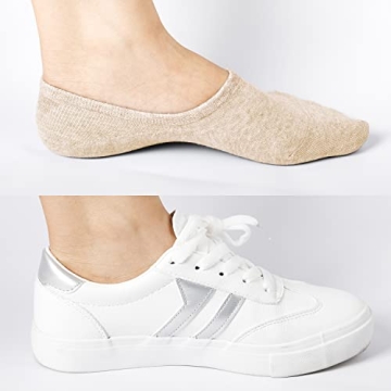 DIBAOLONG Women's No Show Socks Non-Slip Comfort