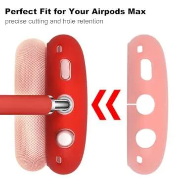 Case for Airpods Max Headphones, Ear Pad Cases Cover/Ear Cups Cover/Headband Cover for AirPods Max (...