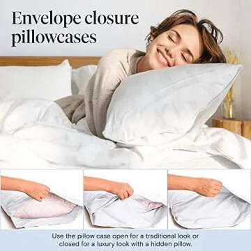 LuxClub 6 PC King Size Sheet Set Bed Sheets Deep Pockets 18" Eco Friendly Wrinkle Free Cooling Bed Sheets Machine Washable Hotel Bedding Silky Soft - White King