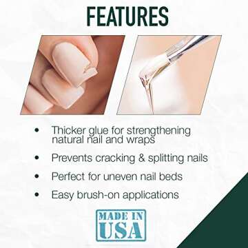 IBD Brush-On Gel Resin for Instant Nail Repairs 5 Seconds