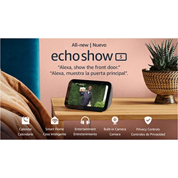Echo Show 5 Smart Display with Video Calling and More