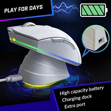 KLIM Blaze Pro Wireless Gaming Mouse RGB 6000 DPI