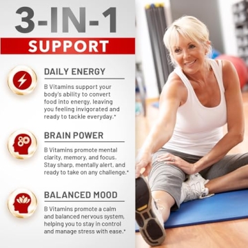 Divine Bounty Super B Complex Vitamins for Vitality