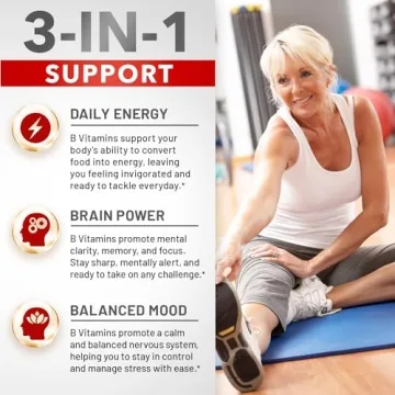 Divine Bounty Super B Complex Vitamins for Vitality