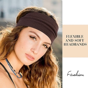 Chic Non Slip Headbands for Women - 6 Pack Fashion Accessories