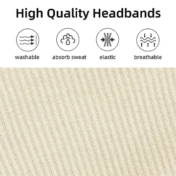 Chic Non Slip Headbands for Women - 6 Pack Fashion Accessories