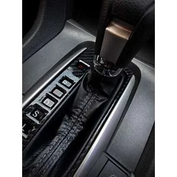 Carbon Fiber Grain Interior Gear ABS Panel Trim Shift Box Cover for Honda 10th Gen Civic 2016 2017 2018 2019 2020