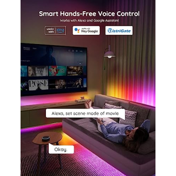 Govee 16.4ft Smart RGBIC LED Strip Lights