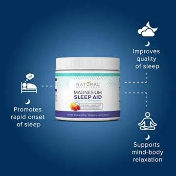 Magnesium Sleep Aid Powder with Melatonin and L-Theanine